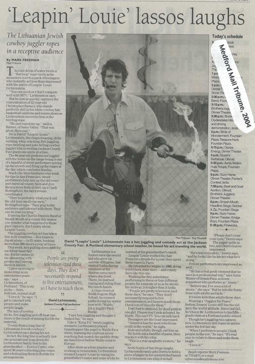 Medford Mail Tribune, 2005